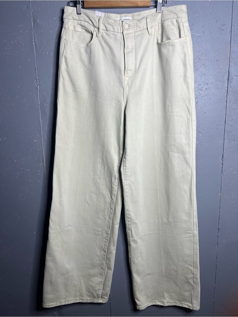 Good American Good Skate Wide Leg Jeans Size 14, NWT - Picture 3 of 11